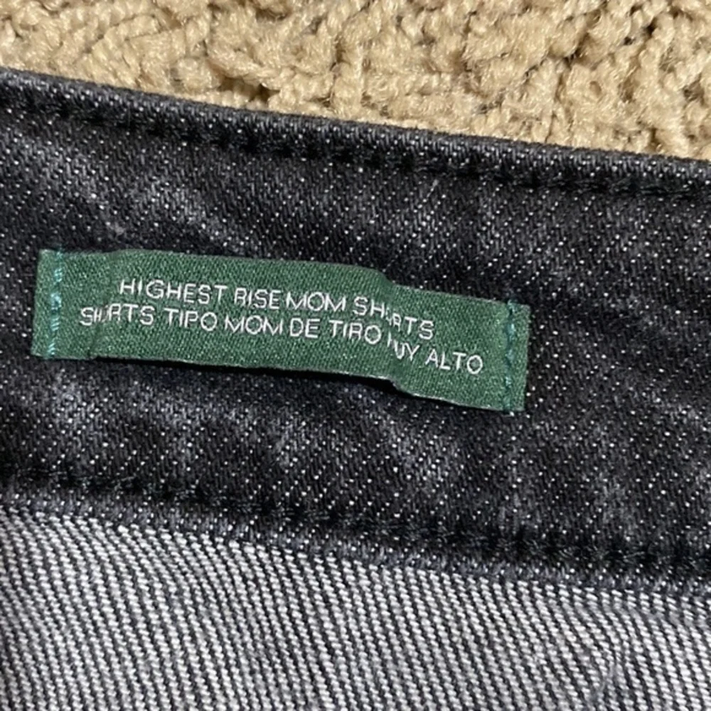 Wild Fable‎ Highest Rise Mom Shorts Black Size 14